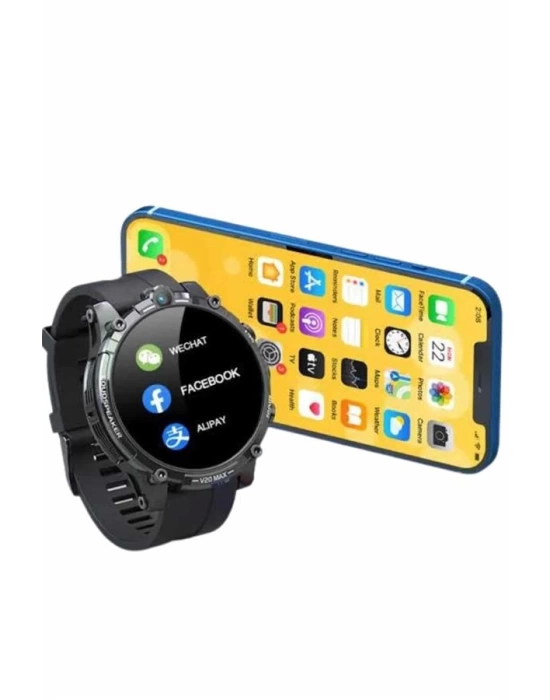Akıllı Saat Amoled Ekran Metal Ve Deri Kordonlu Uyku ve Sağlık Takibi Titreşimli
