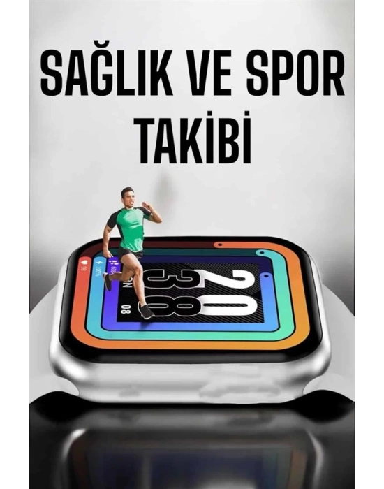 Akıllı Saat Amoled Ekran Yeni Nesil Bluetooth Bağlantılı