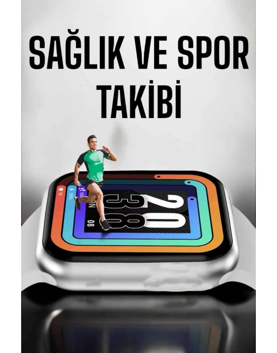 Akıllı Saat Amoled Ekran Yeni Nesil Bluetooth Bağlantılı