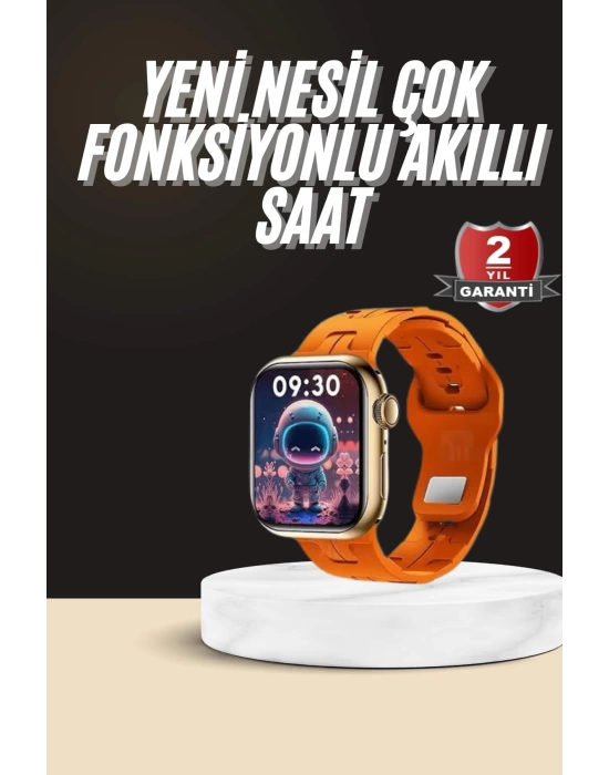 Akıllı Saat Android ve İOS Uyumlu Plastik Kordon Yeni Nesil