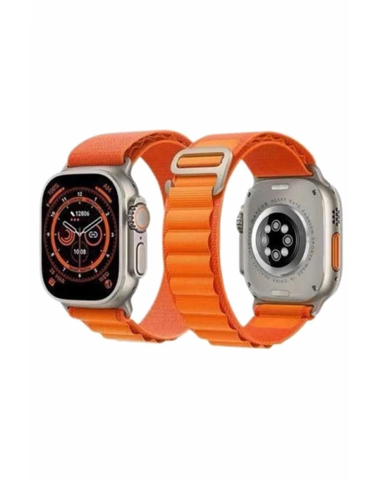 Akıllı Saat Bleutooth Bağlantılı Akıllı Saat Amoled Ekran 49 MM