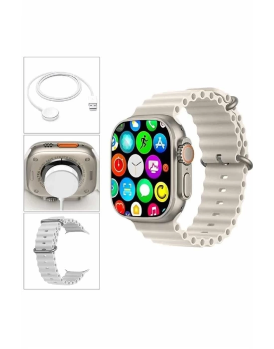 Akıllı Saat Bleutooth Bağlantılı Akıllı Saat Amoled Ekran 49 MM