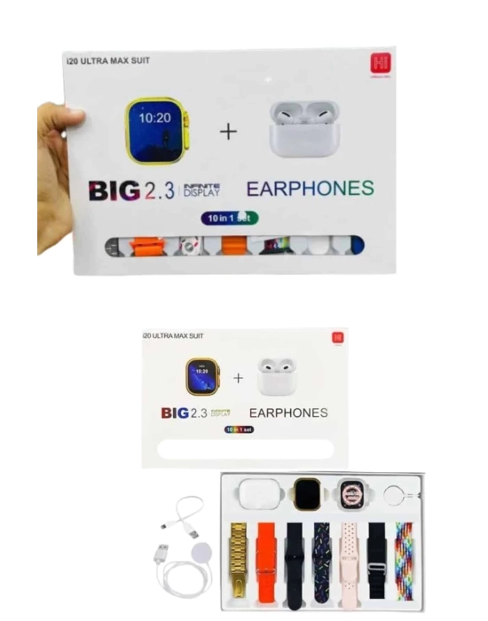 Akıllı Saat Bluetooth Kulaklık Hediyeli Bildirim Görme Sesli Görüşme Çoklu Kordon