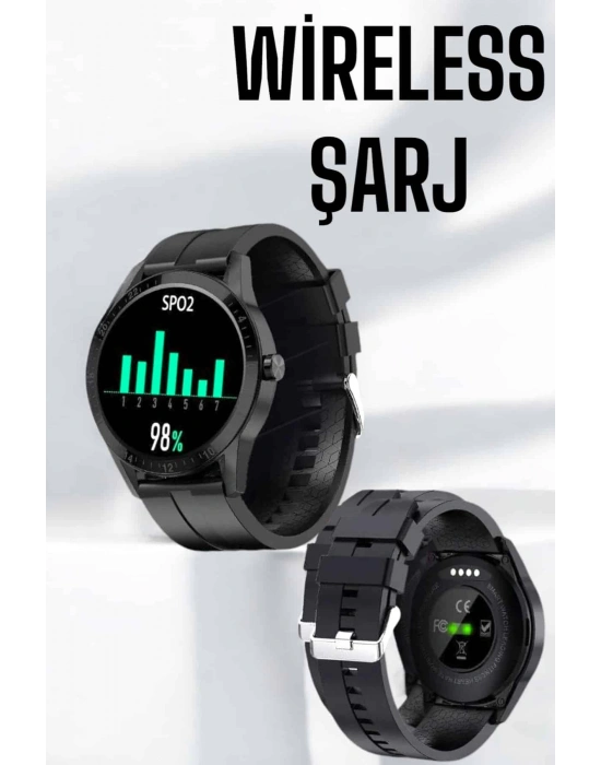 Akıllı Saat Çok Fonksiyonlu Sesli Görüşme NFC Uyumlu Amoled Ekran