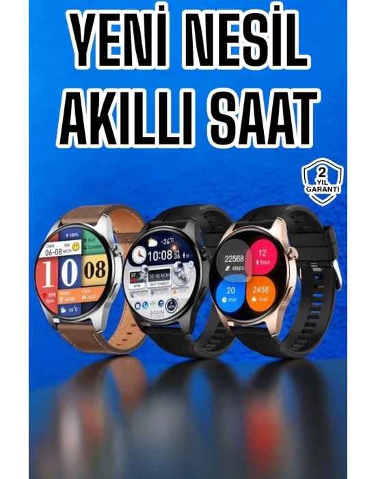 Akıllı Saat Çok Fonksiyonlu Yeni Nesil Bluetooth Bağlantılı Sesli Görüşme