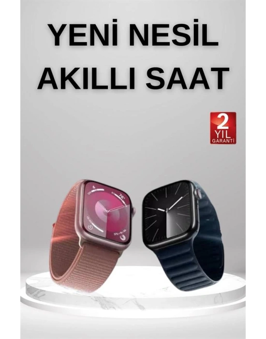 Akıllı Saat İos Andorid Destekli Arama Özeliği Sensörlü Bluetooth Bağlantılı