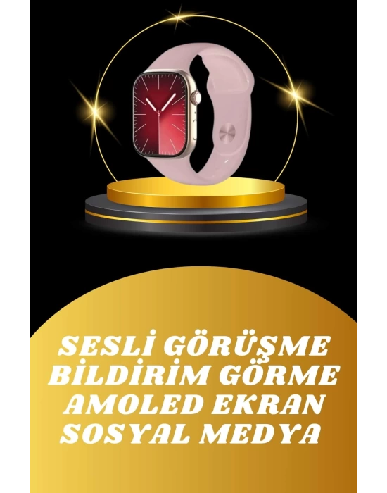 Akıllı Saat İos Andorid Destekli Arama Özeliği Sensörlü Bluetooth Bağlantılı