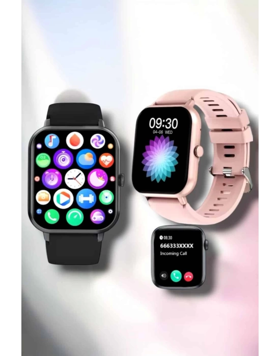 Akıllı Saat iOS ve Android ile Uyumlu Şık ve Çok Fonksiyonlu