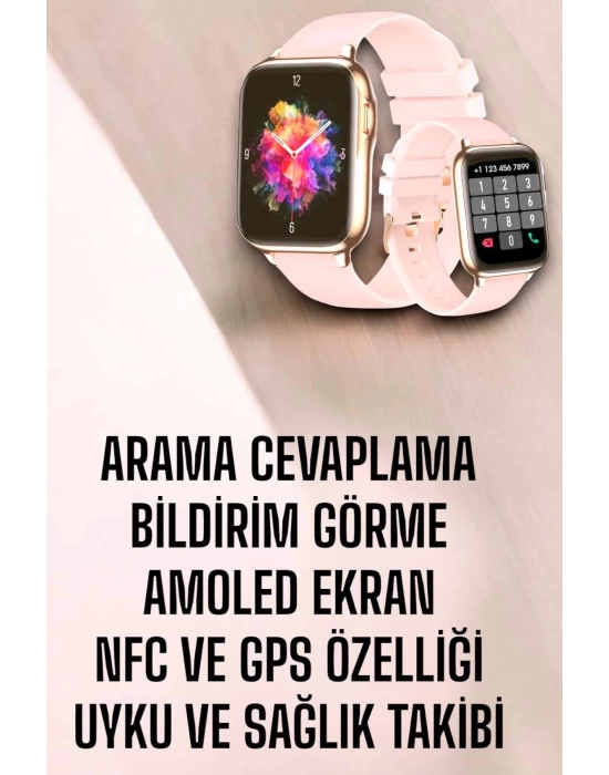 Akıllı Saat Kadınlara Uyku Ve Sağlık Takibi Yapabilen Bileklik Hediyeli