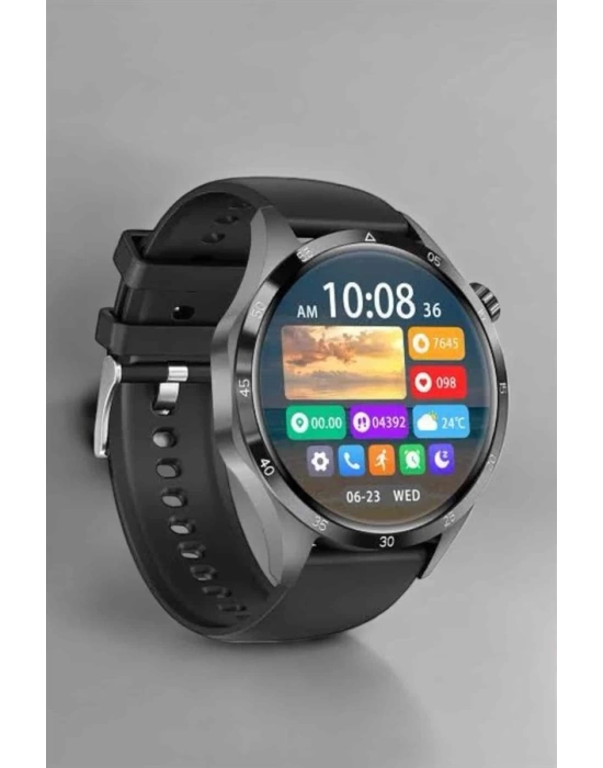 Akıllı Saat Metal Kordonlu GPS ve NFC Uyumlu Arama Cevaplayan