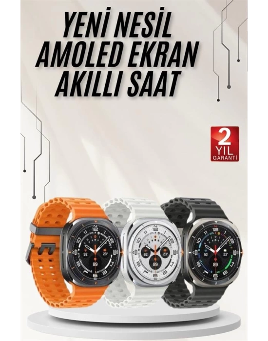 Akıllı Saat Müzik Dinleme Nabız Ölçer NFC ve GPS Uyumlu Sesli Asistan