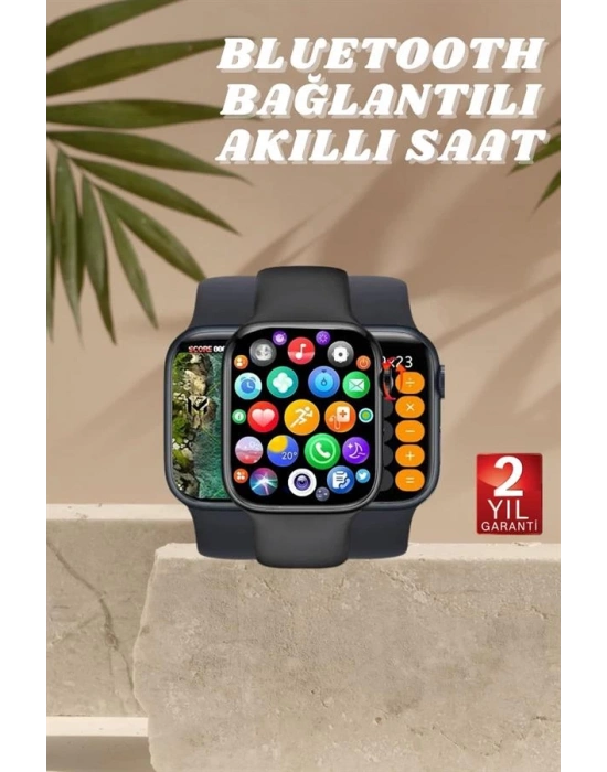 Akıllı Saat Nabız Ölçebilen Adımsayar Kalori Hesaplama Tema Değiştirme GPS Uyumlu