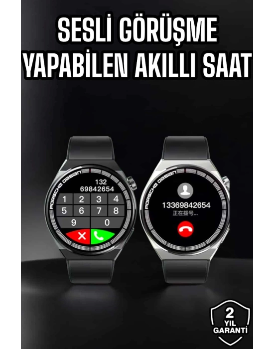 Akıllı Saat Nabız Sensörlü Bildirim Görebilen Spor Modları GPS Takibi
