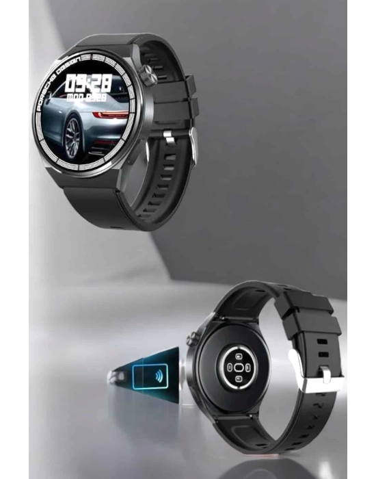 Akıllı Saat Nabız Sensörlü Bildirim Görebilen Spor Modları GPS Takibi