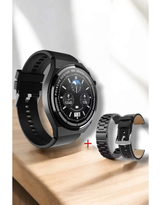 Akıllı Saat Sağlık ve Fitness Takibi Bluetooth Bağlantılı Dokunmatik Ekran