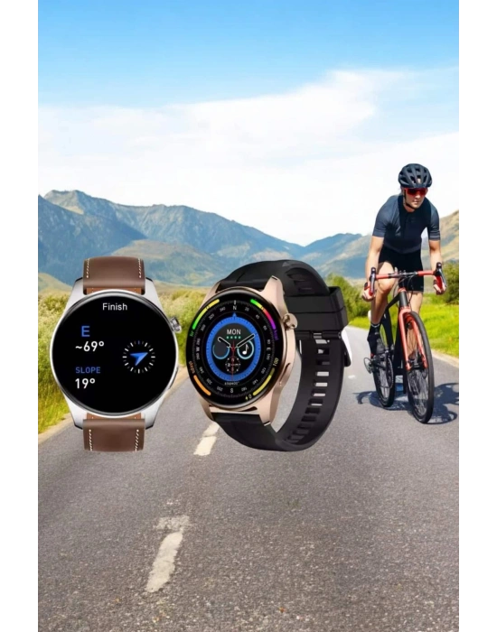 Akıllı Saat Sesli Görüşme NFC ve GPS Uyumlu Bluetooth Bağlantılı