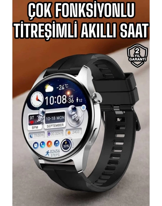 Akıllı Saat Tema Değiştirme Titreşimli Bluetooth Bağlantılı NFC Ve GPS Uyumlu