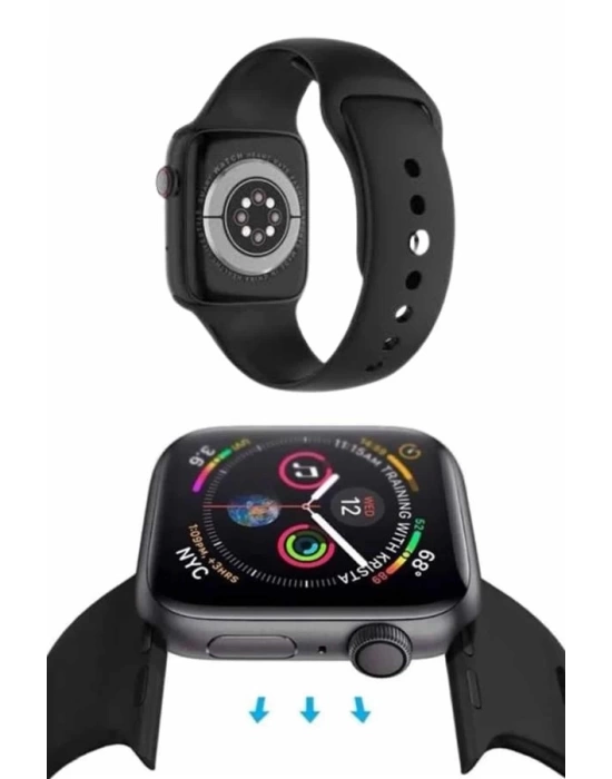 Akıllı Saat Uyku ve Sağlık Takibi Arama Cevaplama 44 MM Amoled Ekran