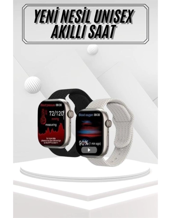 Akıllı Saat Uyku ve Sağlık Takibi GPS Uyumlu Tema Değiştirme