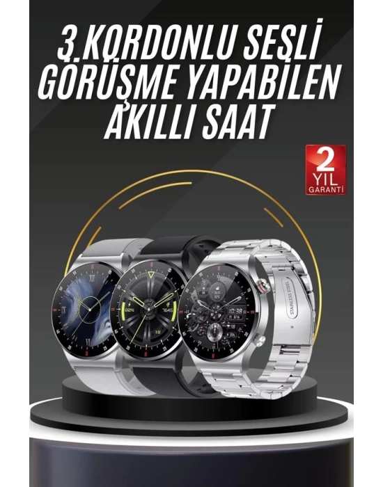 Akıllı Saat Uyku ve Sağlık Takibi NFC Uyumlu Bluetoooth Bağlantılı Android İOS Uyumlu