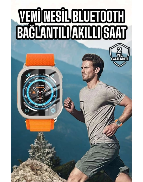 Akıllı Saat Uyku ve Spor Takibi Yeni Nesil Bluetooth Bağlantılı Amoled Ekran