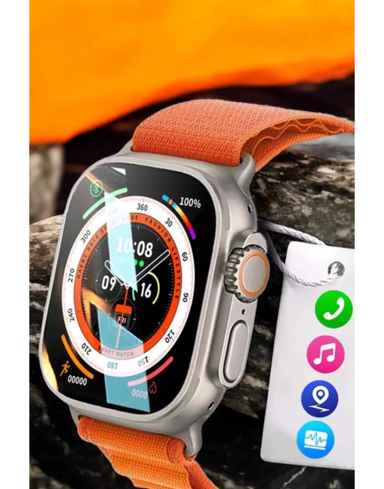Akıllı Saat Uyku ve Spor Takibi Yeni Nesil Bluetooth Bağlantılı Amoled Ekran