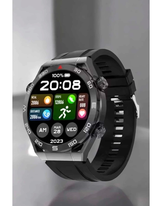Akıllı Saat Yeni Nesil 2024 Model Metal Kordonlu Bluetooth Bağlantılı