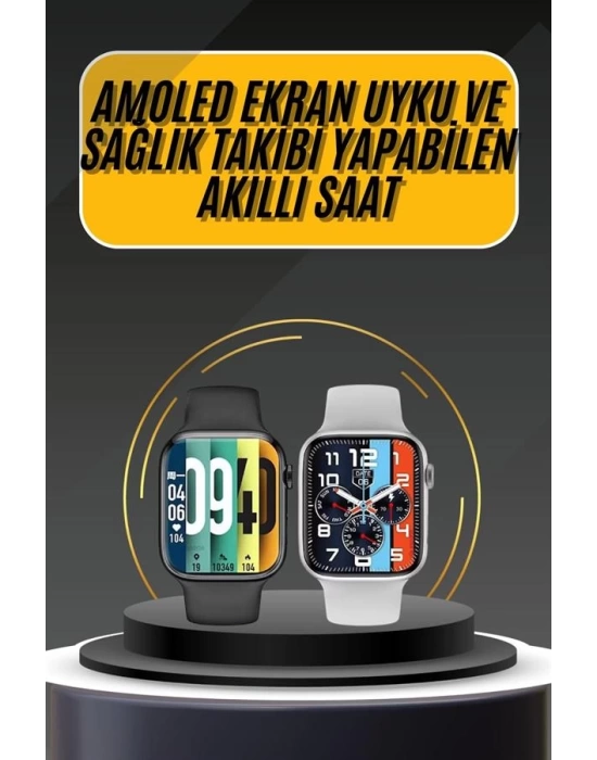 Akıllı Saat Yeni Nesil Android ve İOS Uyumlu Titreşim Modlu Alarm Kronometre