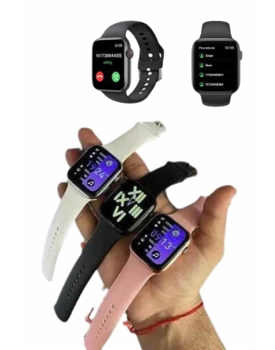 Akıllı Saat Yeni Nesil Android ve İOS Uyumlu Titreşim Modlu Alarm Kronometre