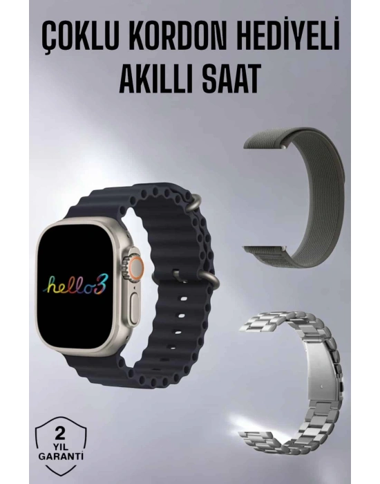 Akıllı Saat Yeni Nesil Bluetooth Bağlantılı Uyku Sağlık Takibi GPS Ve NFC Uyumlu