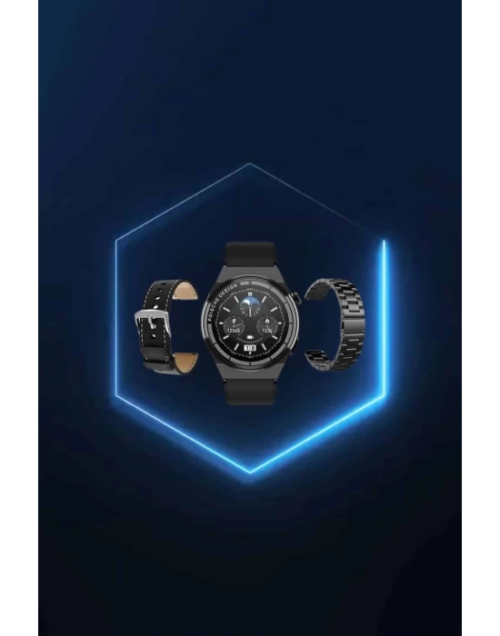 ANC Özellikli Bluetooth Kulaklık ve Amoled Ekran Akıllı Saat Uyku ve Sağlık Takibi Nabız Ölçer