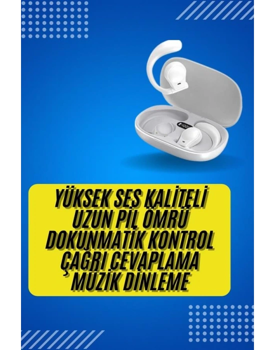Android ve İOS Uyumlu Bluetooth Küpe Kulaklık Bluetooth Kulaklık Kablosuz