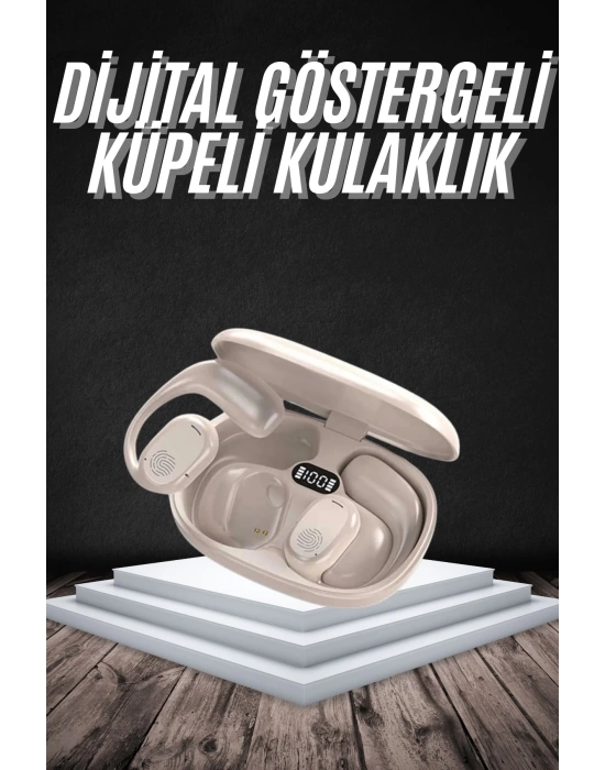 Android ve İOS Uyumlu Bluetooth Küpe Kulaklık Bluetooth Kulaklık Kablosuz