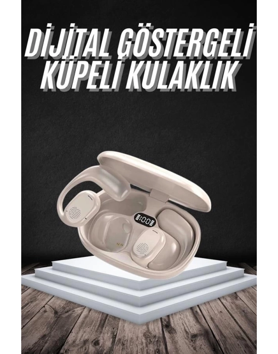 Android ve İOS Uyumlu Bluetooth Küpe Kulaklık Bluetooth Kulaklık Kablosuz
