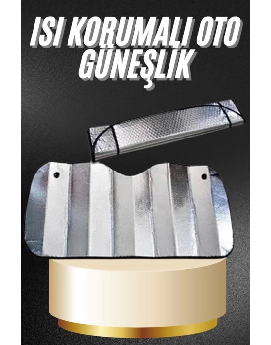 Araba Ön Cam Güneşliği Katlanabilir Oto Güneşlik Tüm Araç Modellerine Uygun