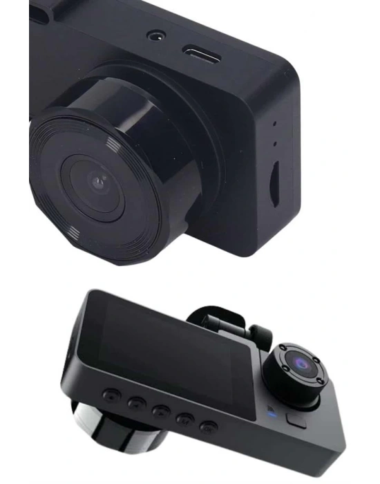Araç İçi Dikiz Kamerası Sürüş Kaydedici 3 Lensli DVR Kamera