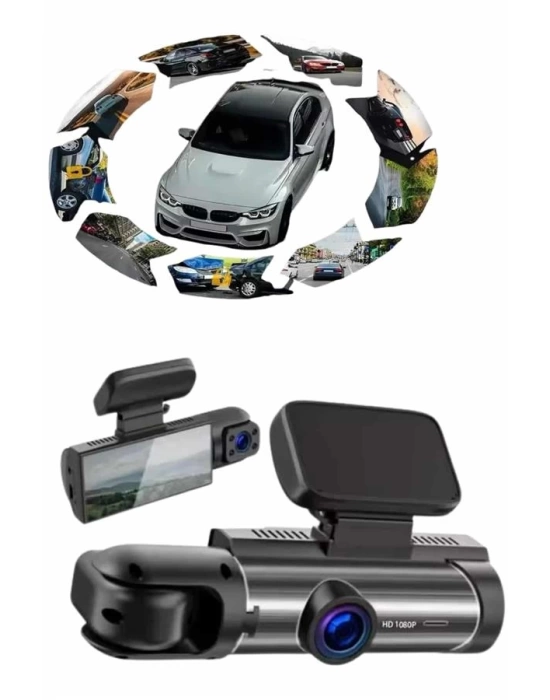 Araç Kamerası Dönebilen HD Kaliteli Video ve Fotoğraf Kaydedici
