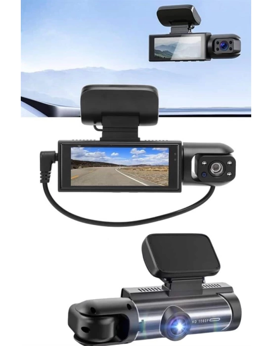 Araç Kamerası Dönebilen HD Kaliteli Video ve Fotoğraf Kaydedici