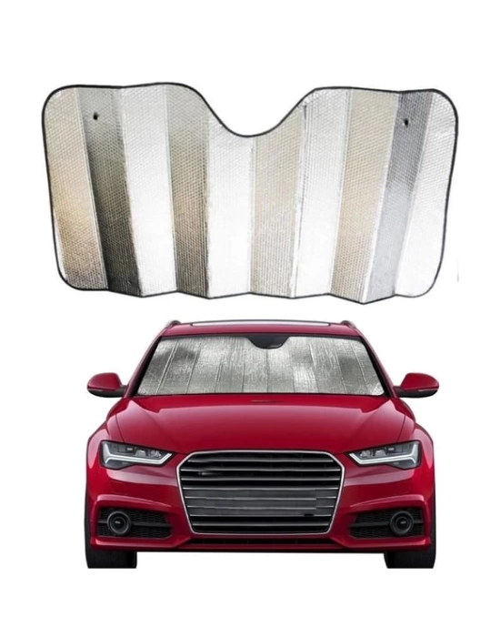 Araç Ön Cam Katlanabilir Güneşlik UV ve Isı Koruma Renault Megane Fiat Egea Hyundai i20 Opel Astra