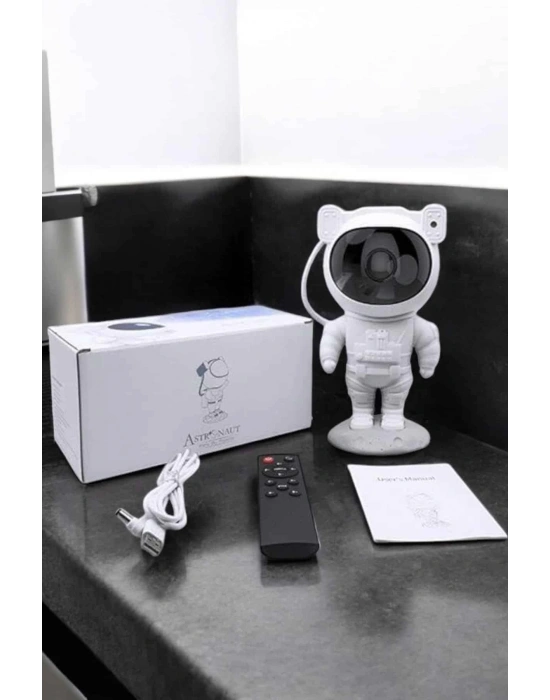 Astronot Görünümlü Projeksiyon Speaker Taşınabilir