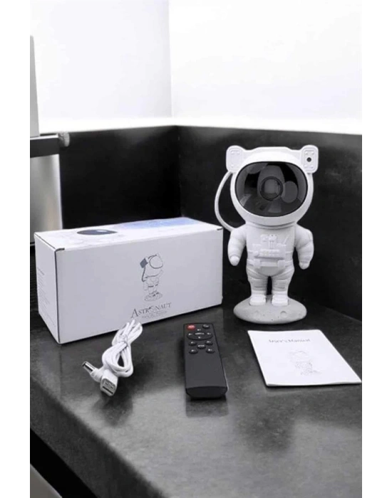 Astronot Görünümlü Projeksiyon Speaker Taşınabilir