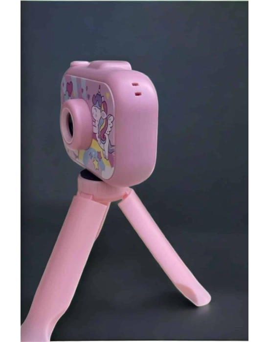 Ayaklı Mini Fotoğraf Makinesi Çocuk Için Eğitici Video Kamera