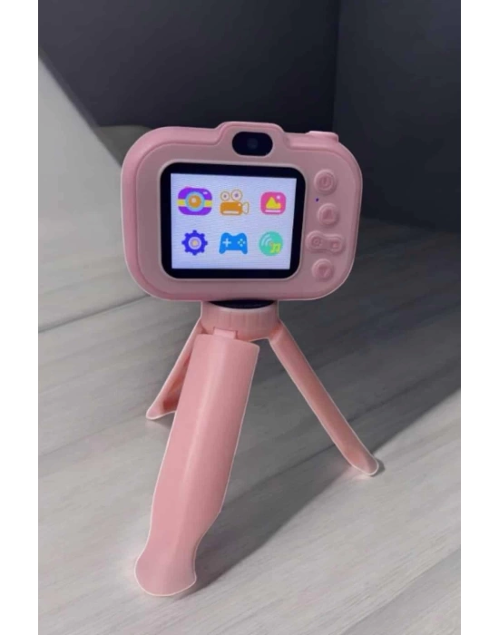 Ayaklı Mini Fotoğraf Makinesi Çocuk Için Eğitici Video Kamera