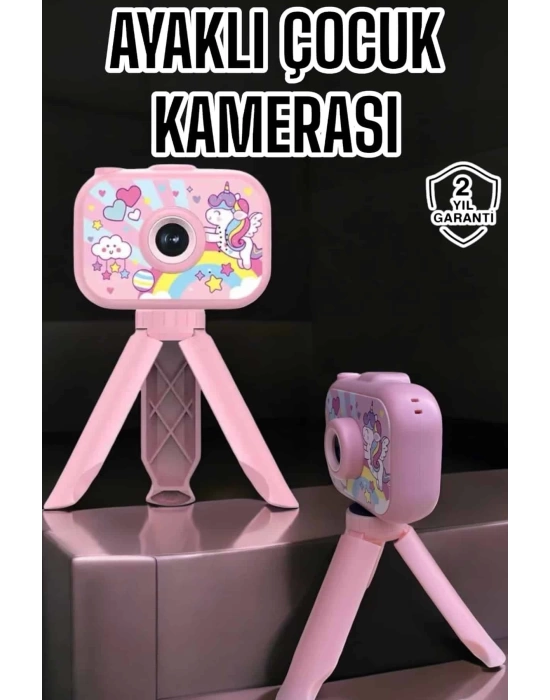 Ayaklı Mini Fotoğraf Makinesi Çocuk Için Eğitici Video Kamera (Kopya)