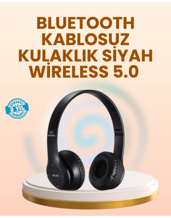 Ayarlanabilir Baş Bandı ve Yumuşak Kulak Yastıklı Bluetooth Kulaklık