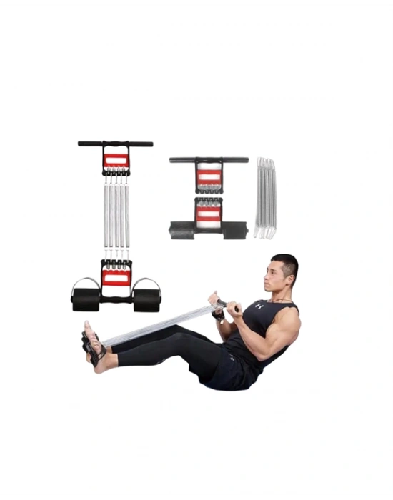 Ayarlanabilir Elastik Yaylı Ergonomik Tasarımlı Kas Güçlendirme Seti