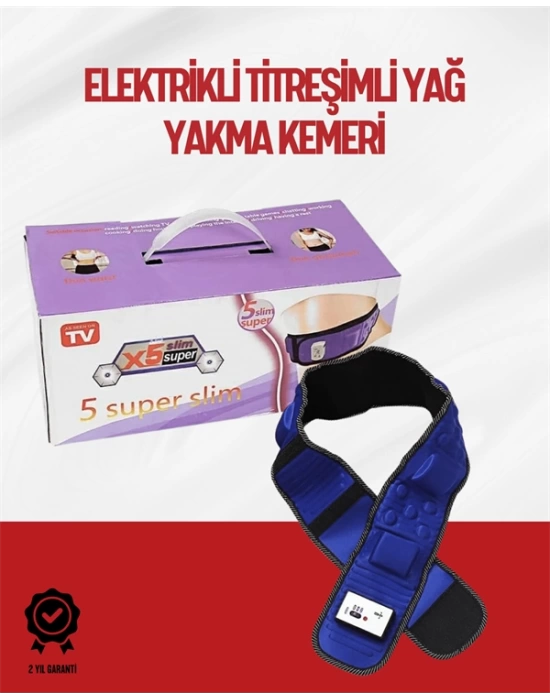 Ayarlanabilir Hızlı Elektrikli Masaj Kemeri – Yağ Yakımına Yardımcı