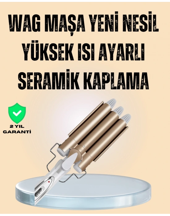 Ayarlanabilir Isı Ayarıyla Profesyonel Bukle Maşası – Hızlı ve Nazik Şekillendirme