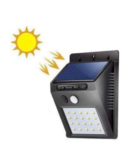 Bahçe Aydınlatması Güneş Enerjili Led Işık Lamba Sensörlü Dekoratif