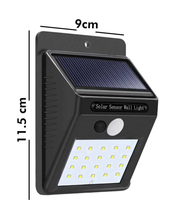 Bahçe Aydınlatması Güneş Enerjili Led Işık Lamba Sensörlü Dekoratif